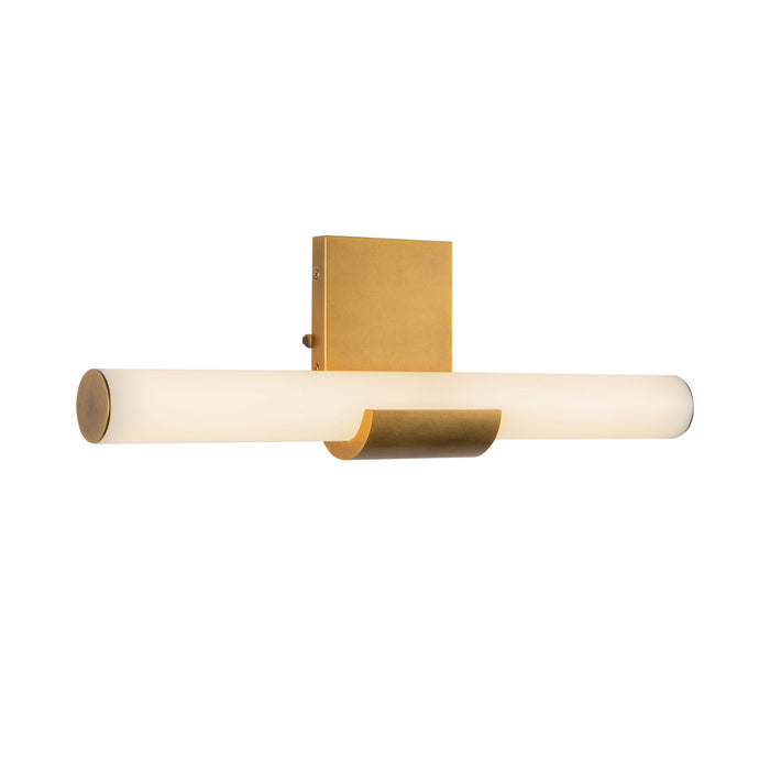 Apollo LED Wall Vanity Vintage Brass-Bathroom Fixtures-Alora-Lighting Design Store