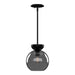 Arcadia One Light Pendant Black/Smoked-Mini Pendants-Kuzco Lighting-Lighting Design Store