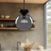 Arcadia One Light Pendant Black/Smoked-Mini Pendants-Kuzco Lighting-Lighting Design Store