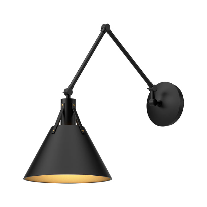 Archer One Light Vanity Matte Black-Lamps-Alora-Lighting Design Store