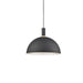 Archibald One Light Pendant Black With Gold Detail-Pendants-Kuzco Lighting-Lighting Design Store