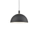 Archibald One Light Pendant Black With Gold Detail-Pendants-Kuzco Lighting-Lighting Design Store