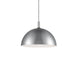 Archibald One Light Pendant Brushed Nickel With Black Detail-Pendants-Kuzco Lighting-Lighting Design Store