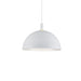 Archibald One Light Pendant White With Gold Detail-Pendants-Kuzco Lighting-Lighting Design Store