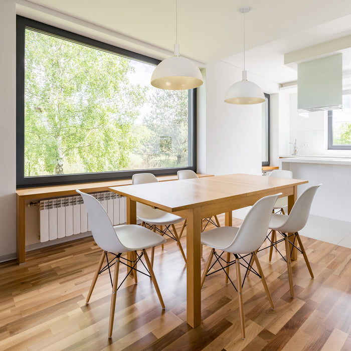 Archibald One Light Pendant White With Gold Detail-Pendants-Kuzco Lighting-Lighting Design Store