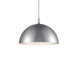 Archibald One Light Pendant Brushed Nickel With Black Detail-Pendants-Kuzco Lighting-Lighting Design Store