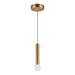 Arden LED Pendant Brushed Gold/Opal Glass-Mini Pendants-Alora-Lighting Design Store