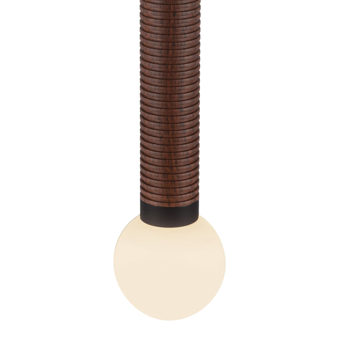 Arden LED Pendant Matte Black/Opal Glass-Mini Pendants-Alora-Lighting Design Store