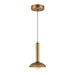 Arden LED Pendant Brushed Gold/Opal Glass-Mini Pendants-Alora-Lighting Design Store