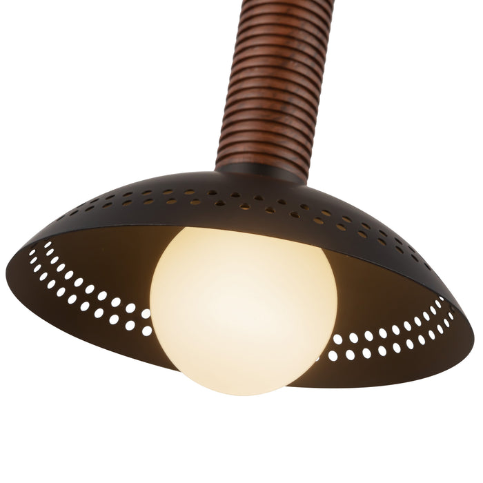 Arden LED Pendant Matte Black/Opal Glass-Mini Pendants-Alora-Lighting Design Store