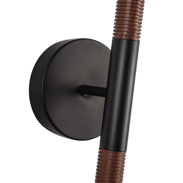 Arden LED Wall/Vanity Matte Black/Opal Glass-Bathroom Fixtures-Alora-Lighting Design Store