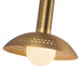 Arden LED Wall/Vanity Brushed Gold/Opal Glass-Bathroom Fixtures-Alora-Lighting Design Store
