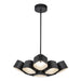 Arena LED Chandelier Black-Pendants-Kuzco Lighting-Lighting Design Store