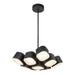 Arena LED Chandelier Black-Pendants-Kuzco Lighting-Lighting Design Store