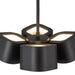 Arena LED Pendant Black-Mini Chandeliers-Kuzco Lighting-Lighting Design Store