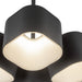 Arena LED Pendant Black-Mini Chandeliers-Kuzco Lighting-Lighting Design Store