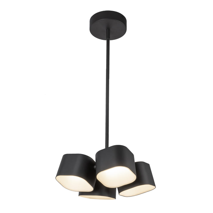 Arena LED Pendant Black-Mini Chandeliers-Kuzco Lighting-Lighting Design Store