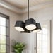Arena LED Pendant Black-Mini Chandeliers-Kuzco Lighting-Lighting Design Store