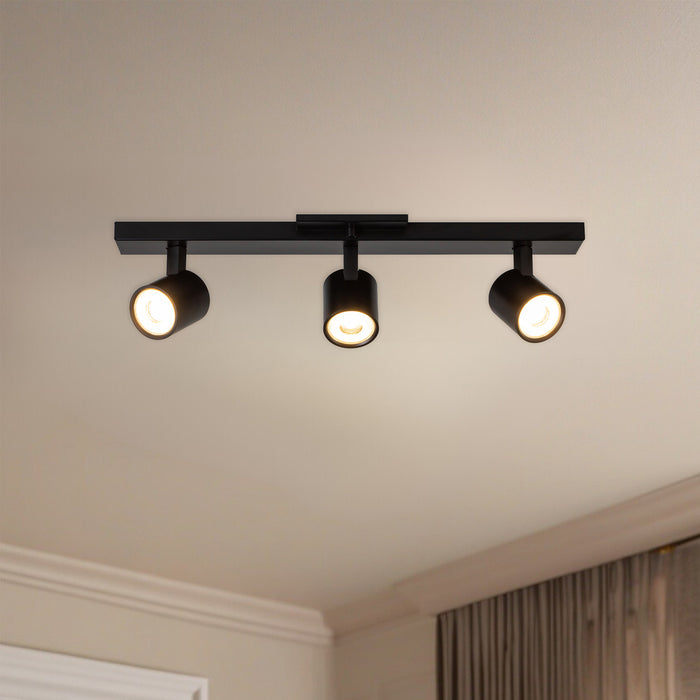 Arnold LED Track Lights Black-Flush Mounts-Kuzco Lighting-Lighting Design Store