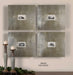 Historical Buildings Wall Art Champagne Silver Leaf And Light Brown Glaze-Mirrors/Pictures-Uttermost-Lighting Design Store