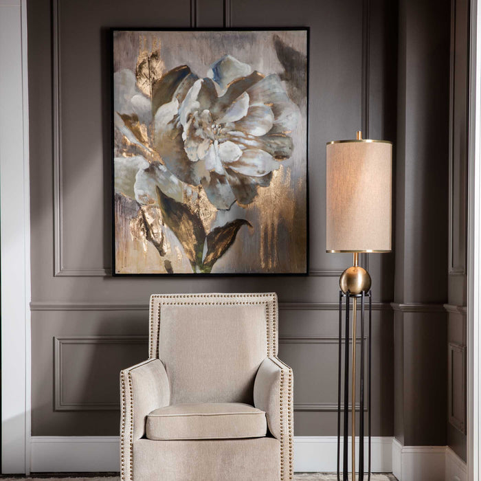 Dazzling Wall Art Black Satin-Mirrors/Pictures-Uttermost-Lighting Design Store