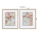 A Touch Of Blush And Rosewood Fences Wall Art Gold Leaf-Mirrors/Pictures-Uttermost-Lighting Design Store