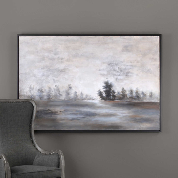 Evening Mist Wall Art Hand Painted Canvas-Mirrors/Pictures-Uttermost-Lighting Design Store