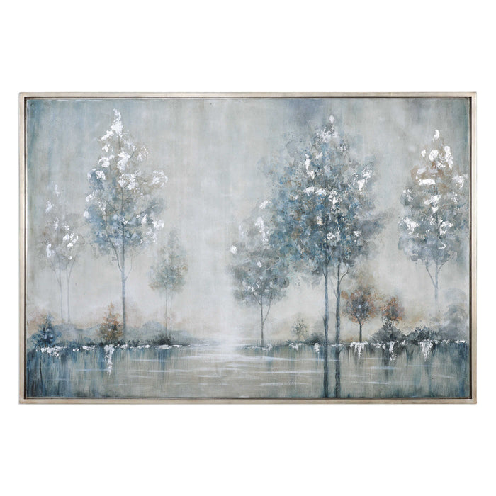 Walk In The Meadow Wall Art Hand Painted Canvas-Mirrors/Pictures-Uttermost-Lighting Design Store