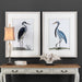 Shore Birds Wall Art Whiteed Wood-Mirrors/Pictures-Uttermost-Lighting Design Store