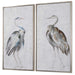 Summer Birds Wall Art Hand Painted Canvas-Mirrors/Pictures-Uttermost-Lighting Design Store