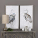 Summer Birds Wall Art Hand Painted Canvas-Mirrors/Pictures-Uttermost-Lighting Design Store