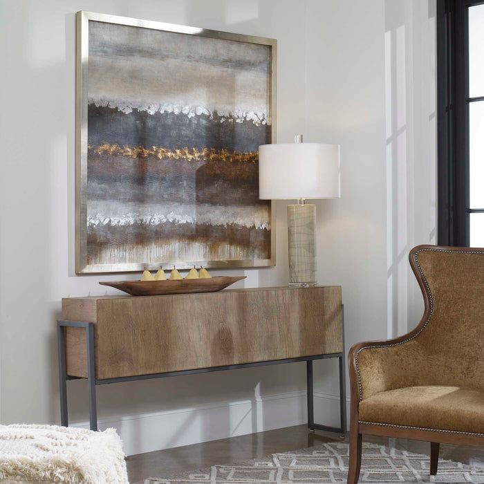 Layers Wall Art Hand Painted Canvas-Mirrors/Pictures-Uttermost-Lighting Design Store