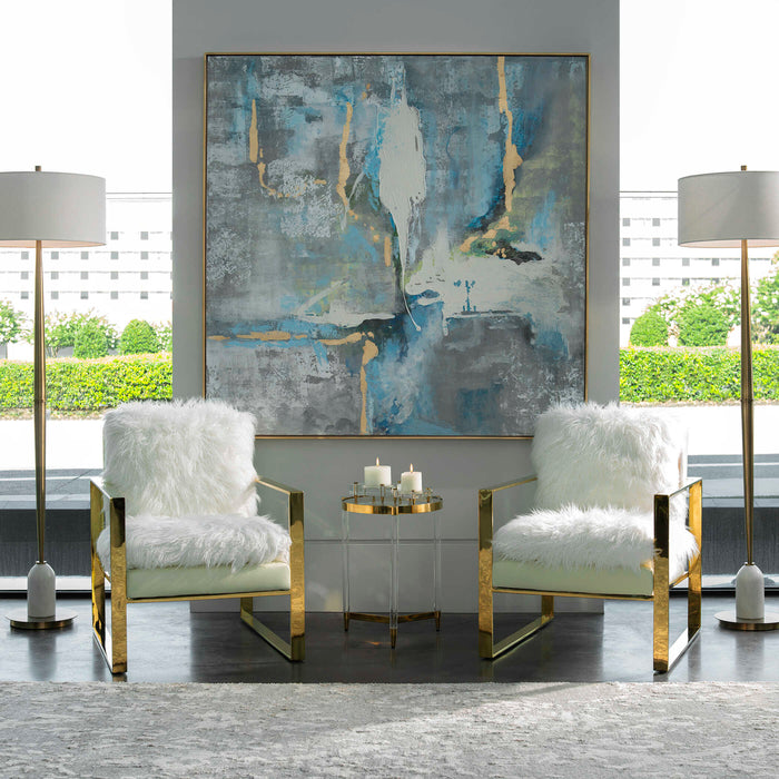 Meditation Wall Art Gold-Mirrors/Pictures-Uttermost-Lighting Design Store