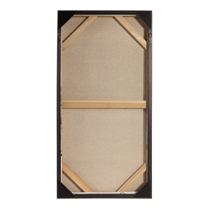 Crashing Waves Wall Art, S/3 Gold w/Black-Mirrors/Pictures-Uttermost-Lighting Design Store