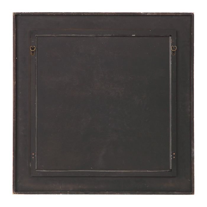 Custom Black And White Horses Wall Art Rustic Wood-Mirrors/Pictures-Uttermost-Lighting Design Store