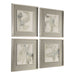 Divination Wall Art, S/4 Silver Leaf-Mirrors/Pictures-Uttermost-Lighting Design Store