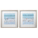 Sea Framed Prints, Set/2 Light Driftwood-Mirrors/Pictures-Uttermost-Lighting Design Store