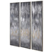 Gray Hand Painted Canvases, Set/3 Silver Leaf-Mirrors/Pictures-Uttermost-Lighting Design Store