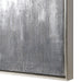 Gray Hand Painted Canvases, Set/3 Silver Leaf-Mirrors/Pictures-Uttermost-Lighting Design Store