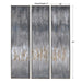 Gray Hand Painted Canvases, Set/3 Silver Leaf-Mirrors/Pictures-Uttermost-Lighting Design Store