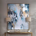 Stormy Hand Painted Canvas Gold Leaf-Mirrors/Pictures-Uttermost-Lighting Design Store