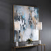 Stormy Hand Painted Canvas Gold Leaf-Mirrors/Pictures-Uttermost-Lighting Design Store
