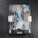 Stormy Hand Painted Canvas Gold Leaf-Mirrors/Pictures-Uttermost-Lighting Design Store