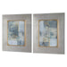 Gilded Whimsy Abstract Prints, S/2 Silver Leaf-Mirrors/Pictures-Uttermost-Lighting Design Store