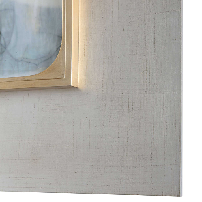 Gilded Whimsy Abstract Prints, S/2 Silver Leaf-Mirrors/Pictures-Uttermost-Lighting Design Store