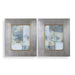 Gilded Whimsy Abstract Prints, S/2 Silver Leaf-Mirrors/Pictures-Uttermost-Lighting Design Store