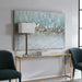 Divide Hand Painted Art Gold-Mirrors/Pictures-Uttermost-Lighting Design Store
