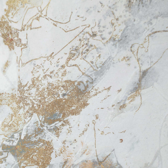 Ethos Framed Abstract Print Silver Leaf-Mirrors/Pictures-Uttermost-Lighting Design Store