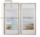 Coastline Framed Prints Gold-Mirrors/Pictures-Uttermost-Lighting Design Store