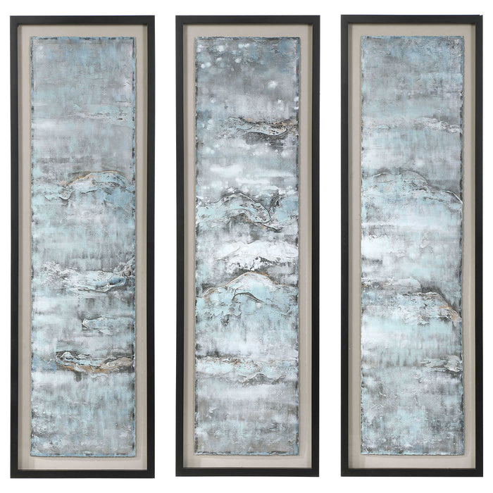 Ocean Swell Wall Art Black-Mirrors/Pictures-Uttermost-Lighting Design Store